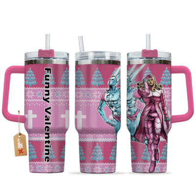 Funny Valentine Jojo's Bizarre Adventure Stanley Tumblers 40z