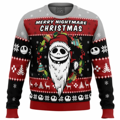 Spooky The Nightmare Before Christmas Ugly Sweaters