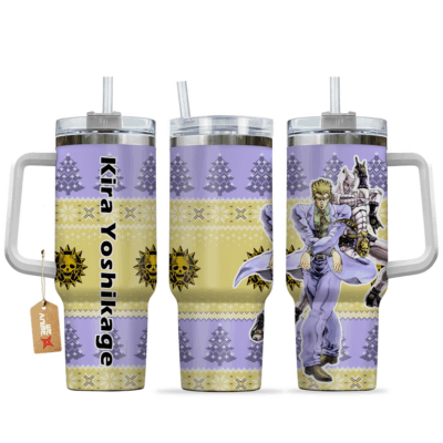 Kira Killer Queen Jojo's Bizarre Adventure Stanley Tumblers 40z