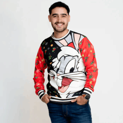 Bugs Bunny Christmas Looney Tunes Ugly Sweaters