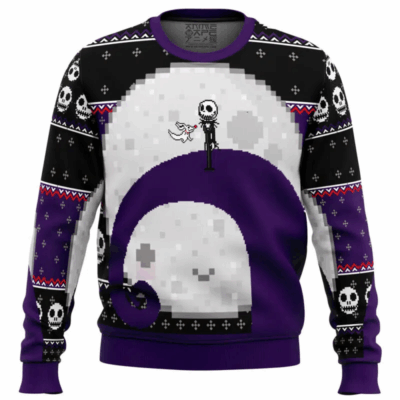 Pixel The Nightmare Before Christmas Ugly Sweaters
