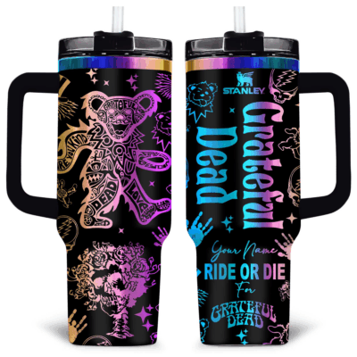 Grateful Dead Laser Engraved Stanley Tumblers 40oz