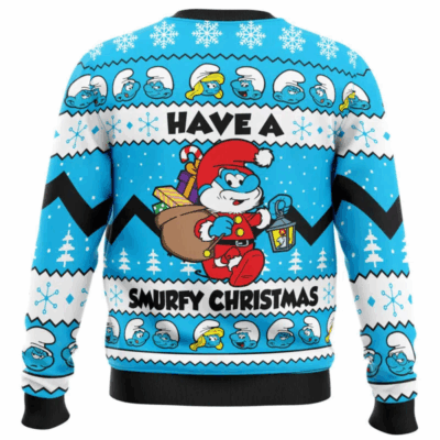 Papa The Smurfs Ugly Sweaters