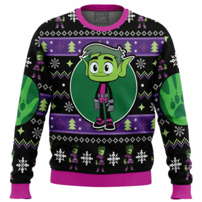 Beast Boy The Smurfs Ugly Sweaters