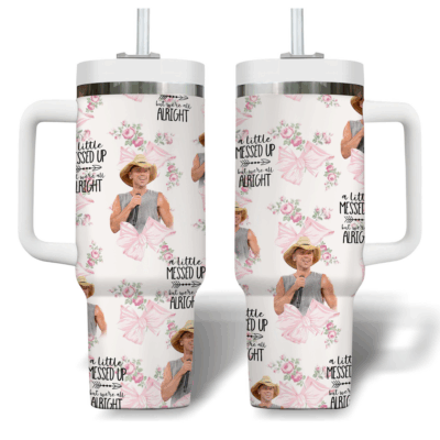 A little messed up Kenny Chesney Stanley Tumblers 40z