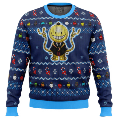 Blue Assassination Classroom Ugly Sweaters