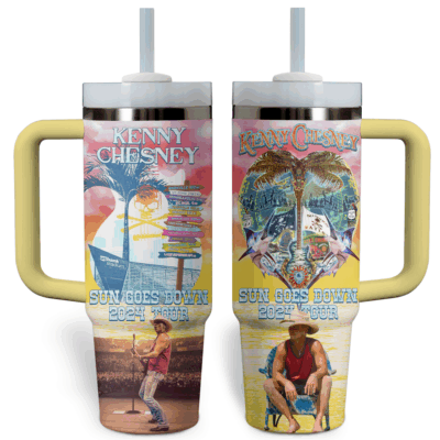 Sun Goes Down 2024 Tour Kenny Chesney Stanley Tumblers 40z