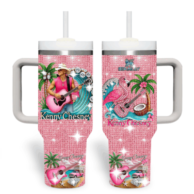 Rhinestone-style Kenny Chesney Stanley Tumblers 40z