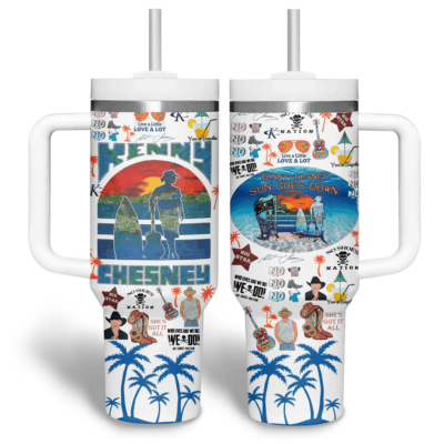 Sun Goes Down Kenny Chesney Stanley Tumblers 40z