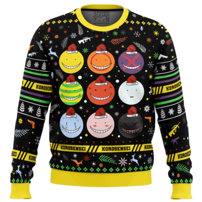 Humorous Assassination Classroom Ugly Sweaters