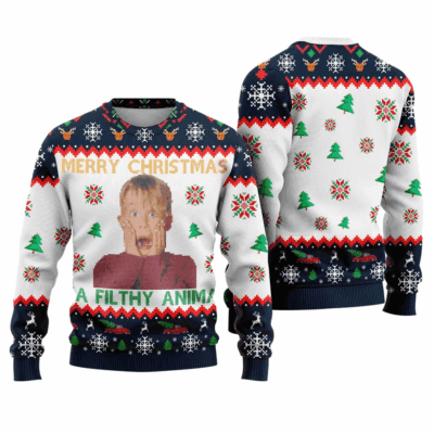 Merry Christmas Home Alone Ugly Sweaters