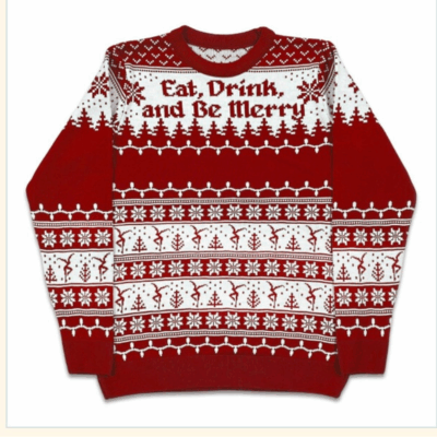 "Eat, Drink, and Be Merry" Dave Matthews Band Ugly Sweaters