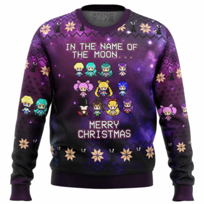 Pixel Senshi Sailor Moon Ugly Sweaters