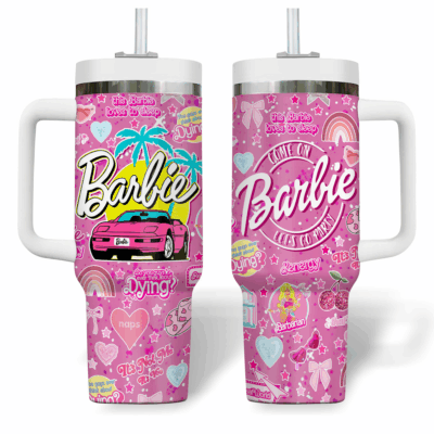 Come On Barbie Let's Go Party Barbie Stanley Tumblers 40z