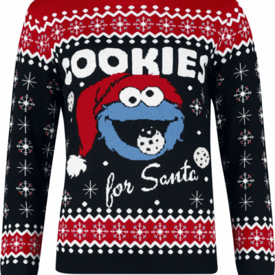 "Cookies for Santa" Sesame Street Ugly Sweaters