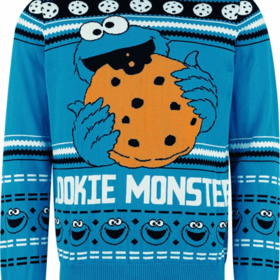 Cookie Monster Sesame Street Ugly Sweaters