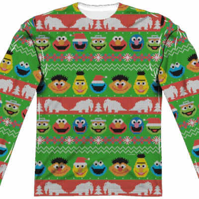 Pattern Sesame Street Ugly Sweaters