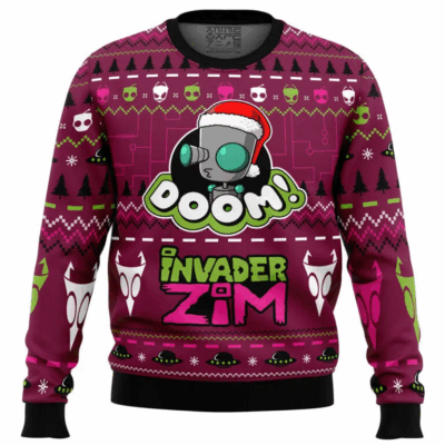 Doom Invader Zim Ugly Sweaters
