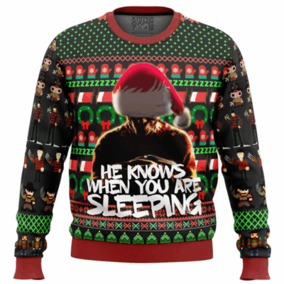 A Nightmare on Elm Street Freddy Krueger Ugly Sweaters