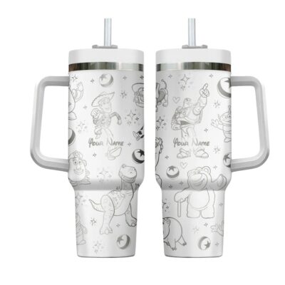 Toy Magic Toy Story Laser Engraved Stanley Tumblers 40oz