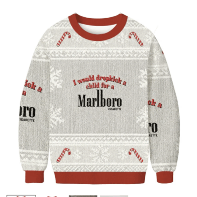 Christmas Marlboro Ugly Sweaters