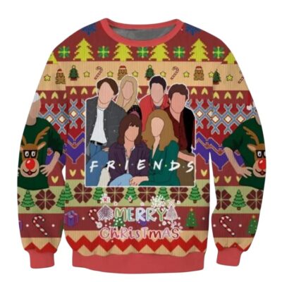 Holiday Squad Friends Ugly Sweaters