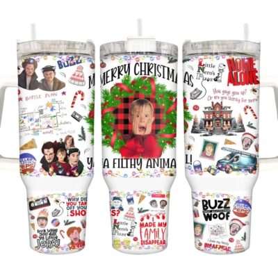 Holiday Chaos Home Alone Stanley Tumblers 40z