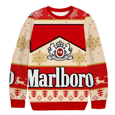 Christmas Marlboro Ugly Sweaters