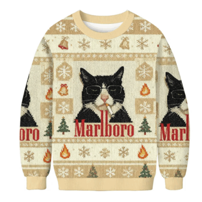 Christmas Marlboro Ugly Sweaters