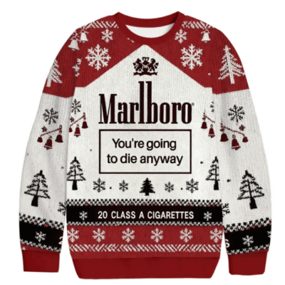 Christmas Marlboro Ugly Sweaters