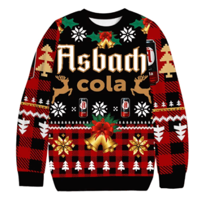 Christmas Asbach Cola Ugly Sweaters