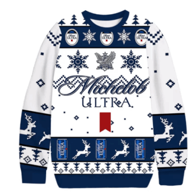 Christmas Michelob Ultra Ugly Sweaters