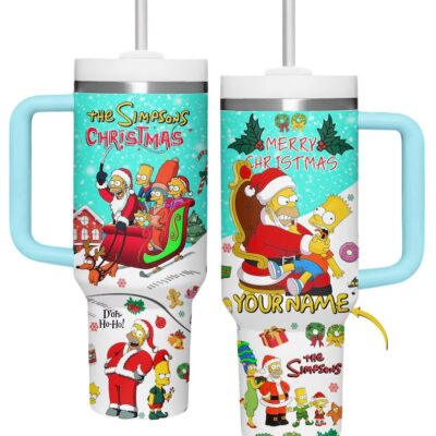 Merry Springfield The Simpsons Stanley Tumblers 40z