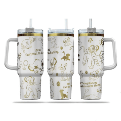 Royal style The Lion King Laser Engraved Stanley Tumblers 40oz