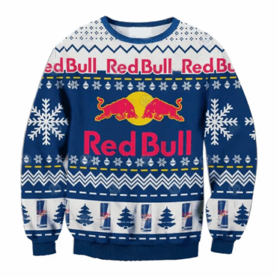 Christmas Red Bull Ugly Sweaters