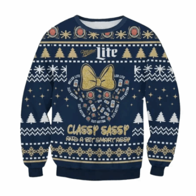 Classy Sassy Miller Lite Beer Ugly Sweaters