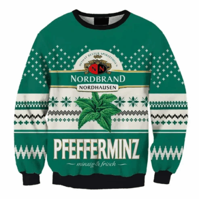Christmas Nordbrand Pfefferminz Ugly Sweaters