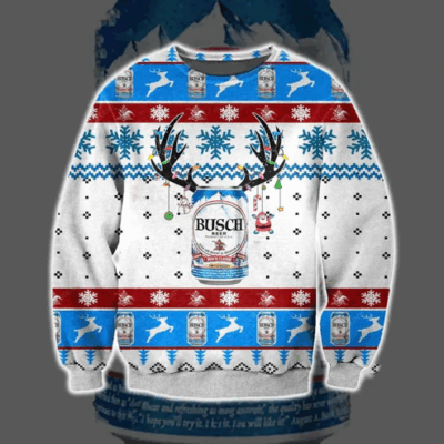 Christmas Busch Light Ugly Sweaters