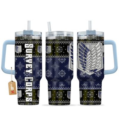 Survey Corps Attack on Titan Stanley Tumblers 40z