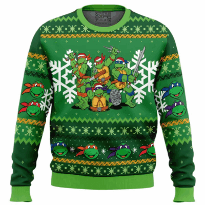 Christmas Teenage Mutant Ninja Turtles Ugly Sweaters