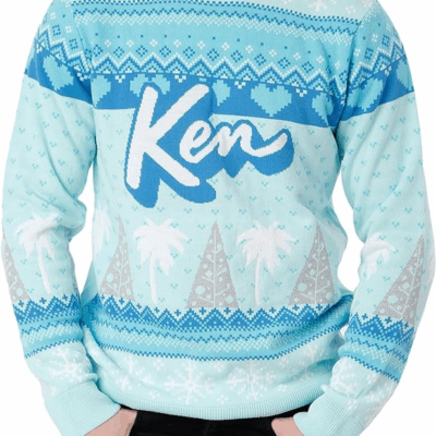 Blue Ken Christmas Barbie Ugly Sweaters