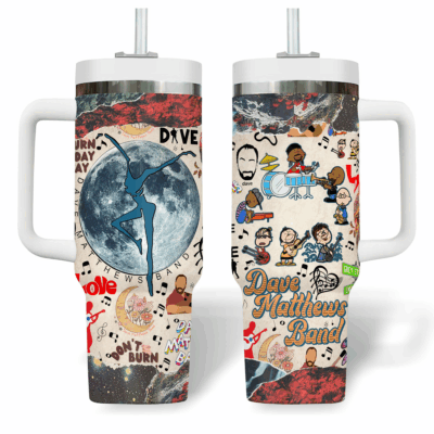 Whimsical Dave Matthews Band Stanley Tumblers 40z