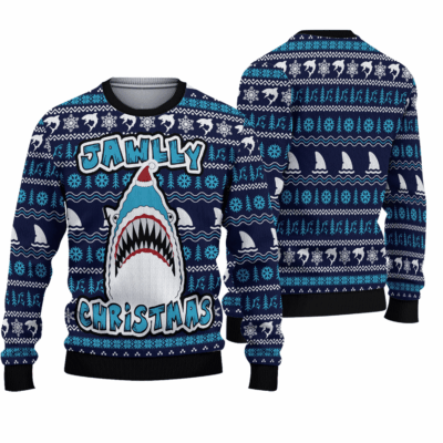 Christmas Jaws Ugly Sweaters