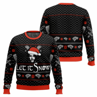 Let It Snow Game of Thrones Ugly Sweaters