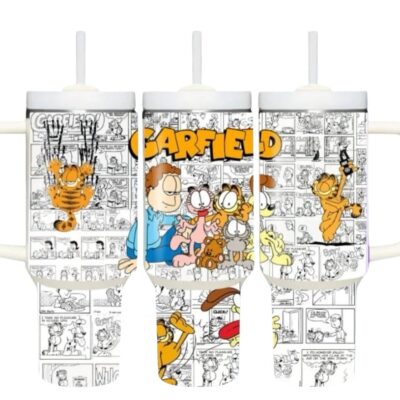Lazy Garfield Stanley Tumblers 40z