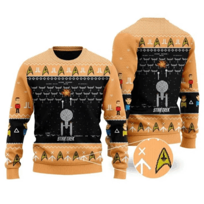 Retro Trek Star Trek Ugly Sweaters