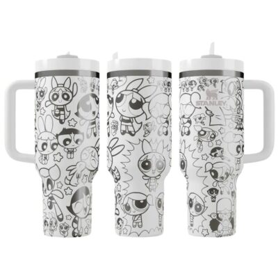 Your Superheroes The Powerpuff Girls Laser Engraved Stanley Tumblers 40oz