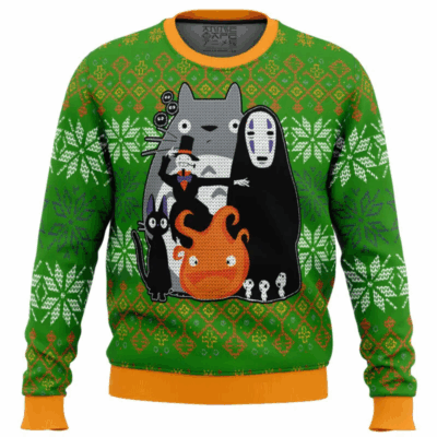 Festive Fun Studio Ghibli Ugly Sweaters