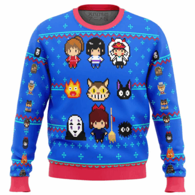 Pixel Heroes Studio Ghibli Ugly Sweaters