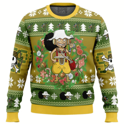 Usopp Christmas One Piece Ugly Sweaters